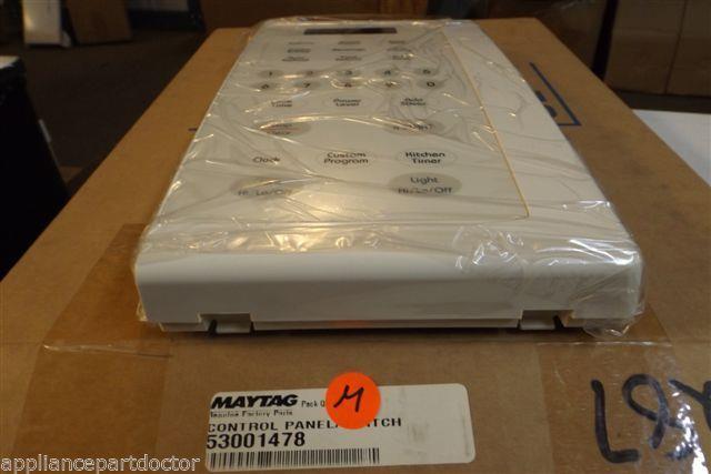 Maytag microwave 53001478 Control Panel/switch Asy (bsq) NEW IN BOX Maytag microwave 53001478 Control Panel/switch Asy (bsq) NEW IN BOX